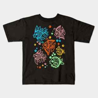 Fish - Batik Kids T-Shirt